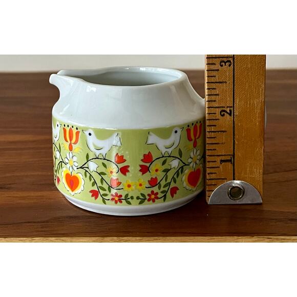 Vintage Rare Nasco Fine China Capistrand Bird Flower Coffee Tea Creamer R8337 - Picture 8 of 8